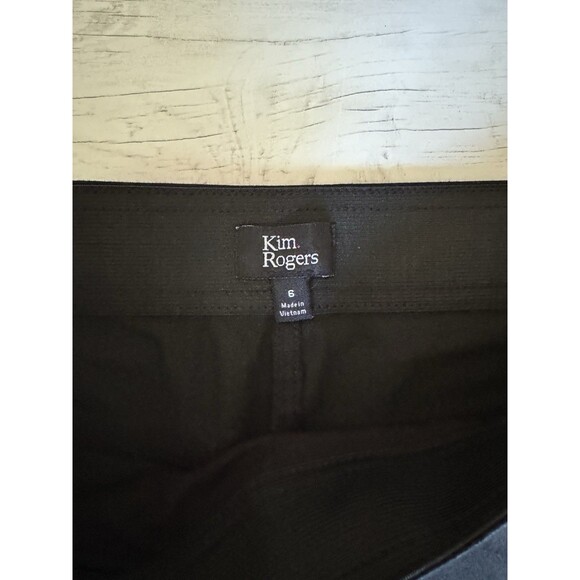 NWT Kim Rogers Black Capris Retail $54.50 Women's Size 6 - Picture 3 of 10